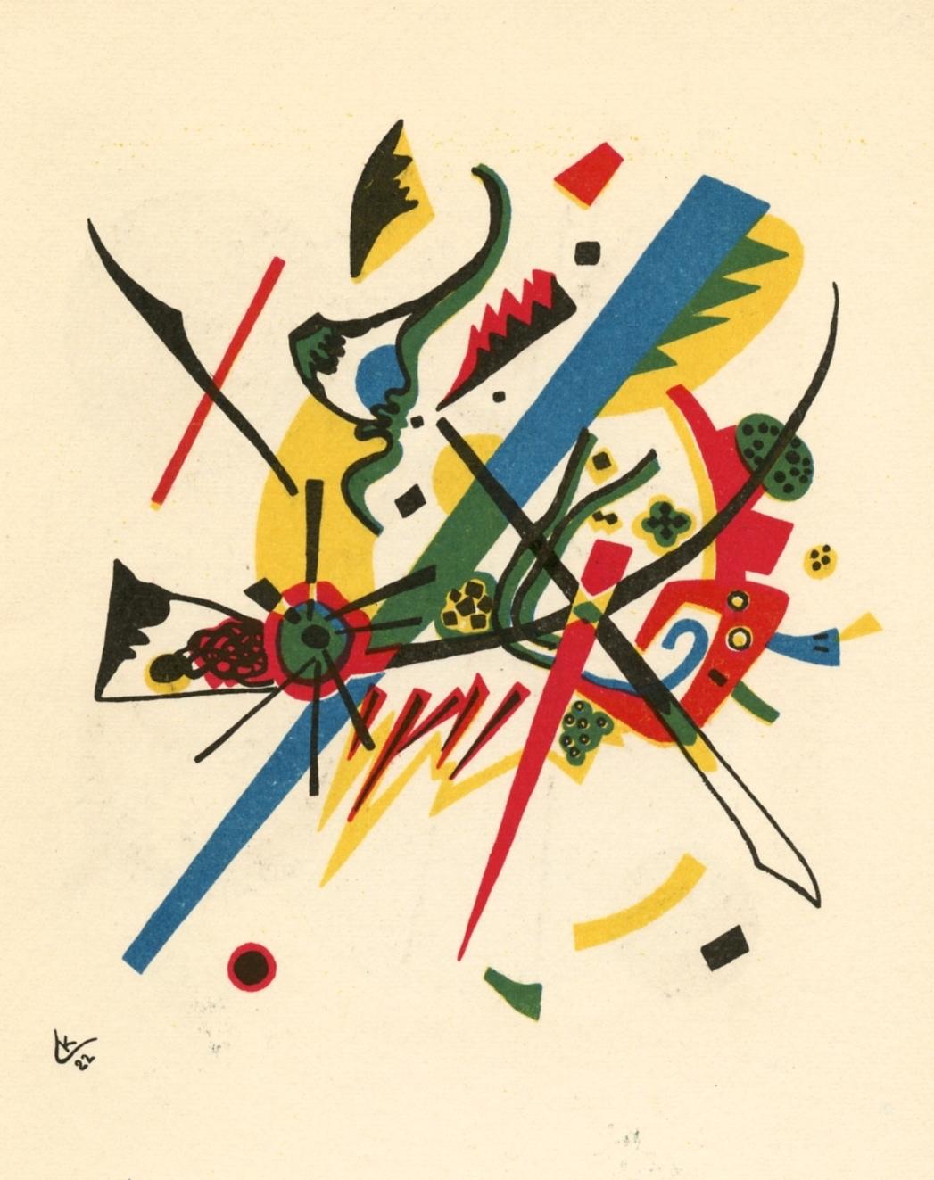 "Kleine Welten I" lithograph - Print by (after) Wassily Kandinsky
