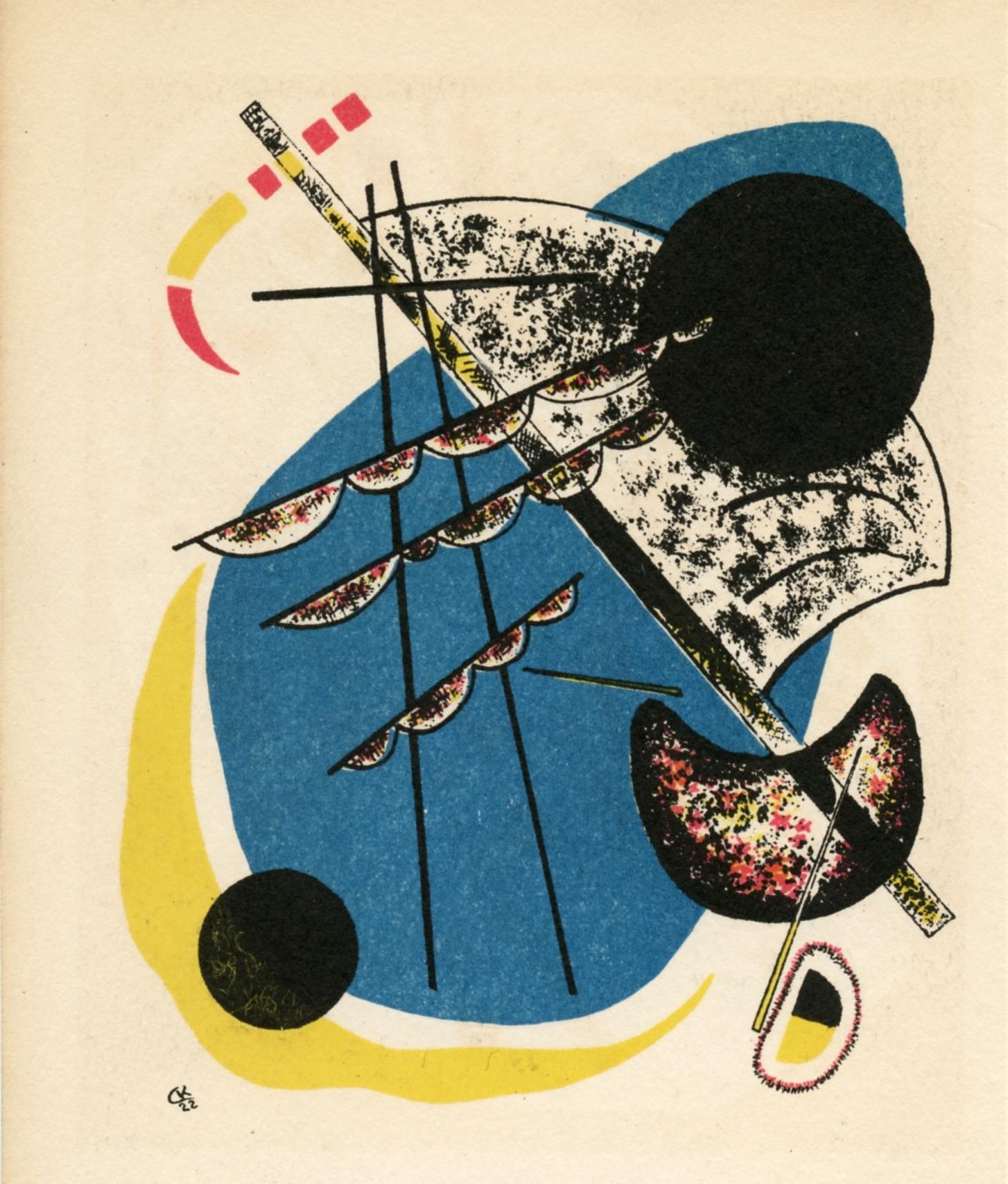 "Kleine Welten II" lithograph - Print by (after) Wassily Kandinsky
