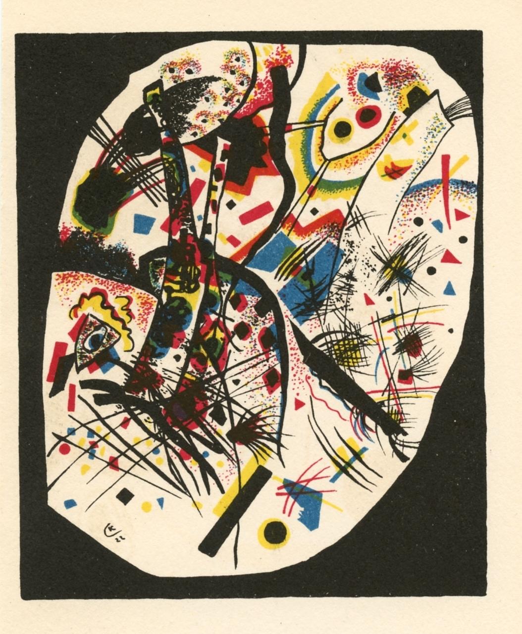 "Kleine Welten III" lithograph - Print by (after) Wassily Kandinsky