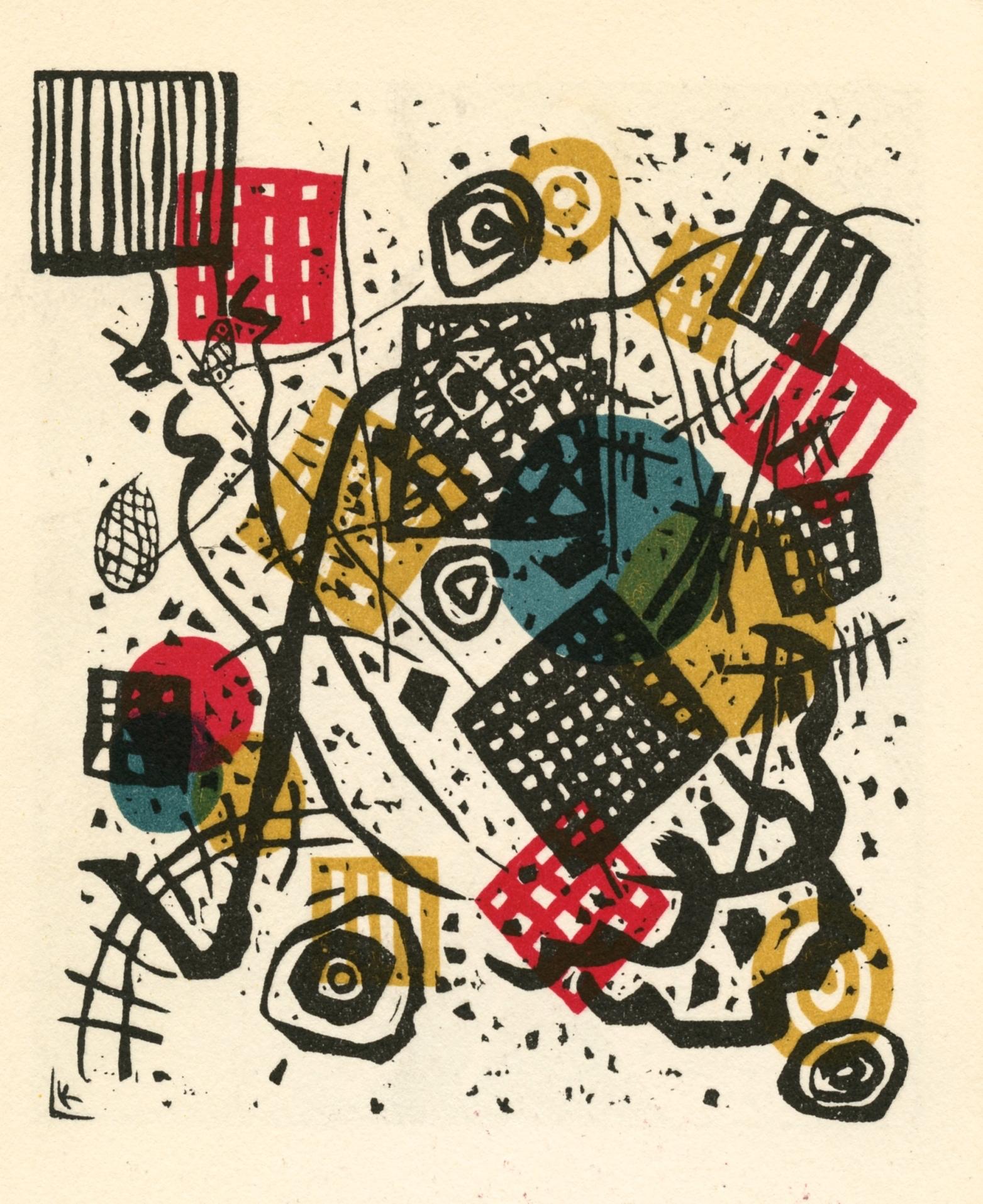 "Kleine Welten V" lithograph - Print by (after) Wassily Kandinsky