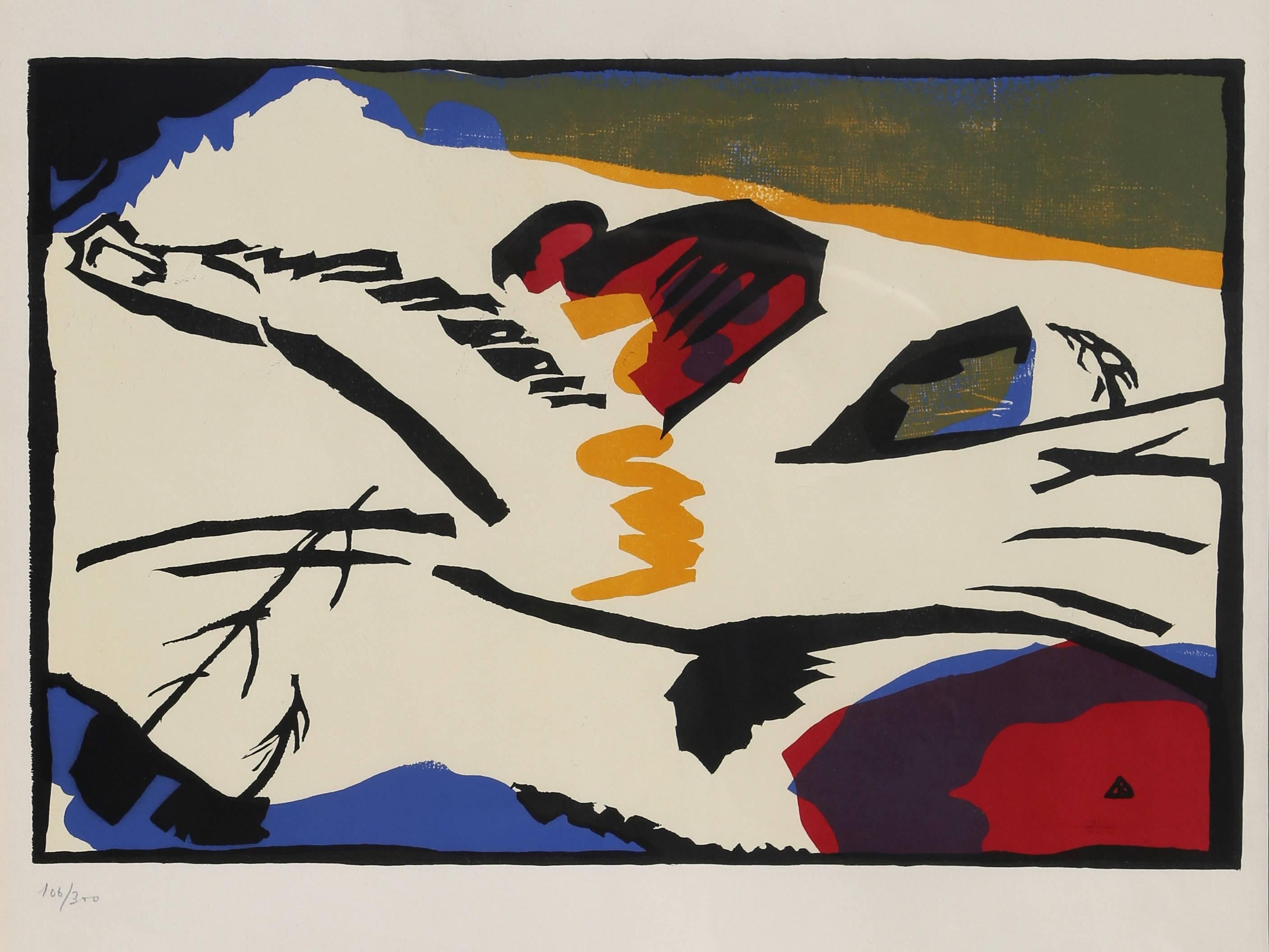 (after) Wassily Kandinsky Abstract Print - Lyrisches