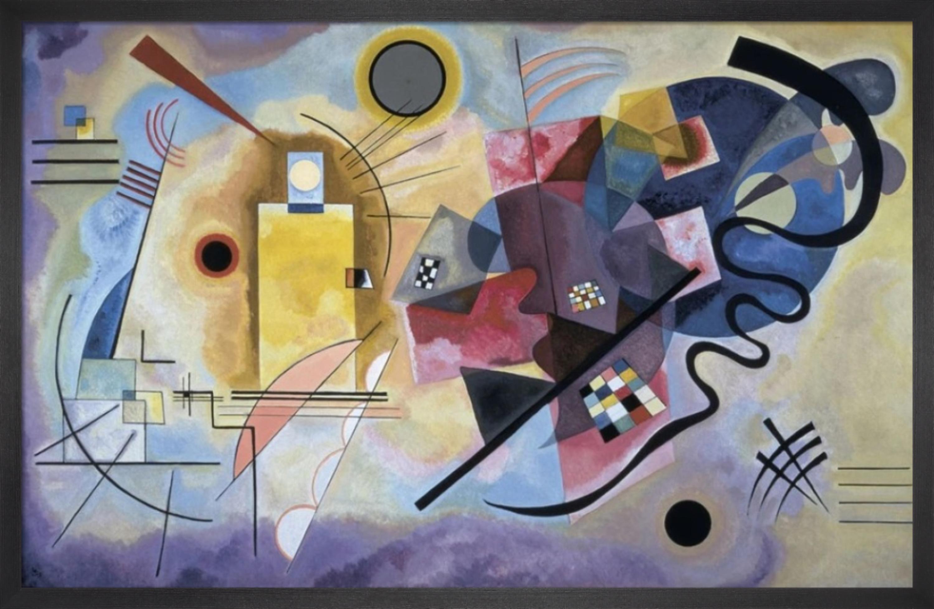Gelb, Rot, Blau – Print von (after) Wassily Kandinsky