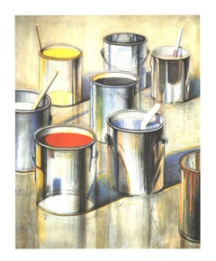 Thiebaud Paint Cans Vintage Pop Art