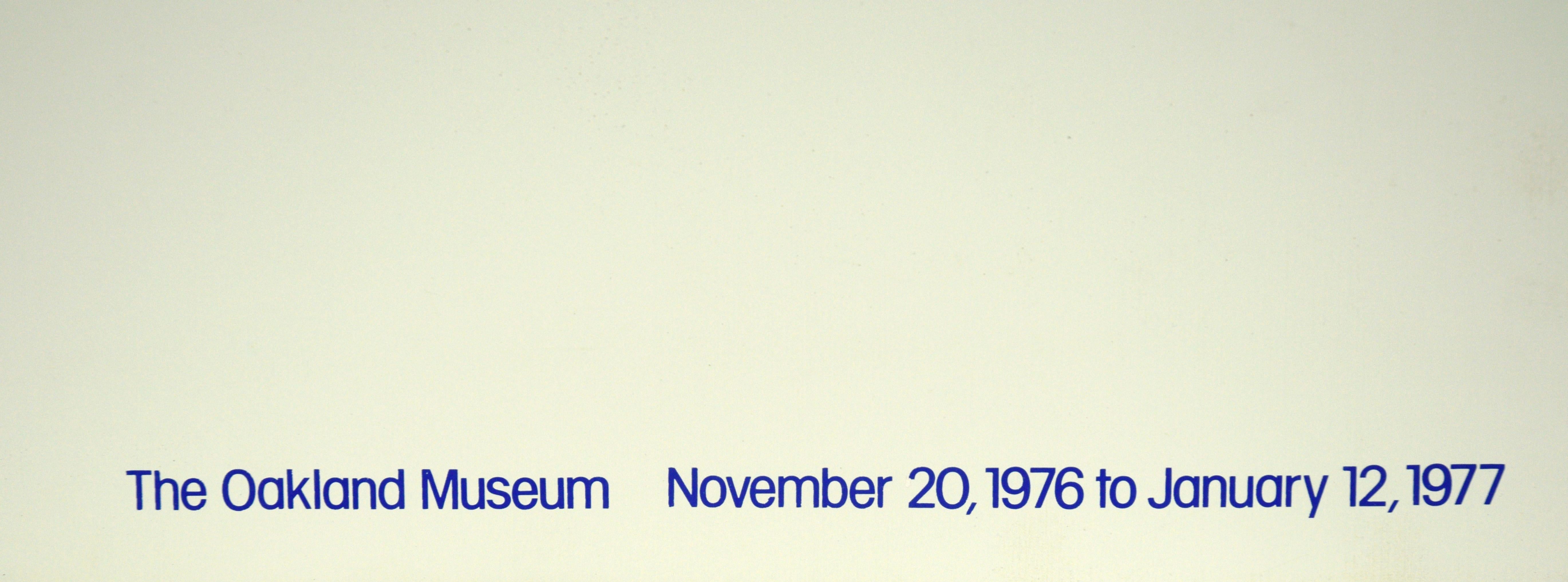 Affiche du Musée d'Oakland « Wayne Thiebaud : Survey 1947-1976 » en vente 4