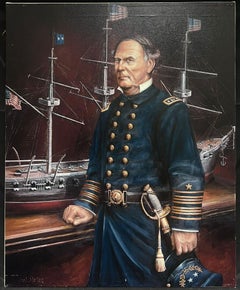 Portrait of David Glasgow Farragut American Civil War Officer Large Picture