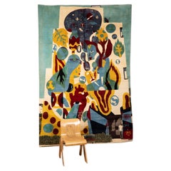 After	Akacorleone.	Rug,	or	tapestry	« Baisa	City ».	Contemporary	work.	