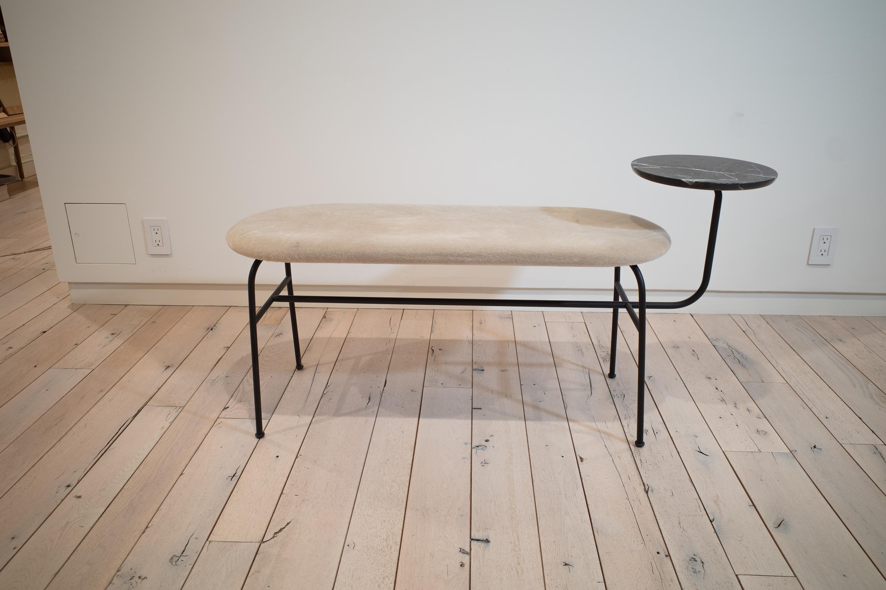 Afterbench in Suede by Audo Copenhagen (Denmark) In Good Condition For Sale In New York, NY
