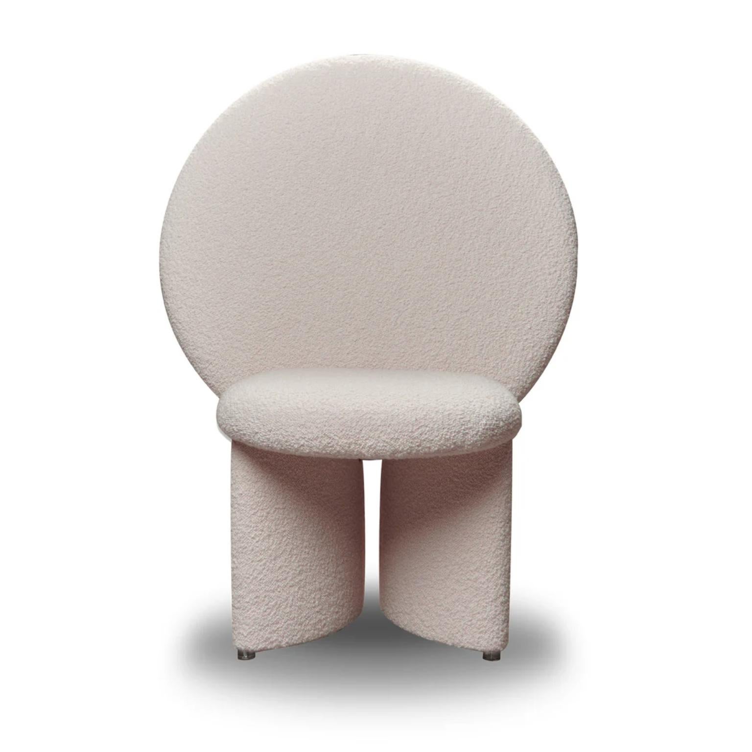 Afternoon Grey Bouclé Chair by Bohinc Studio 1