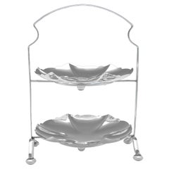Afternoon Tea, Silver Plated Cake Stand, Made circa 1920 