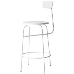 Afteroom Bar Chair, White Wood