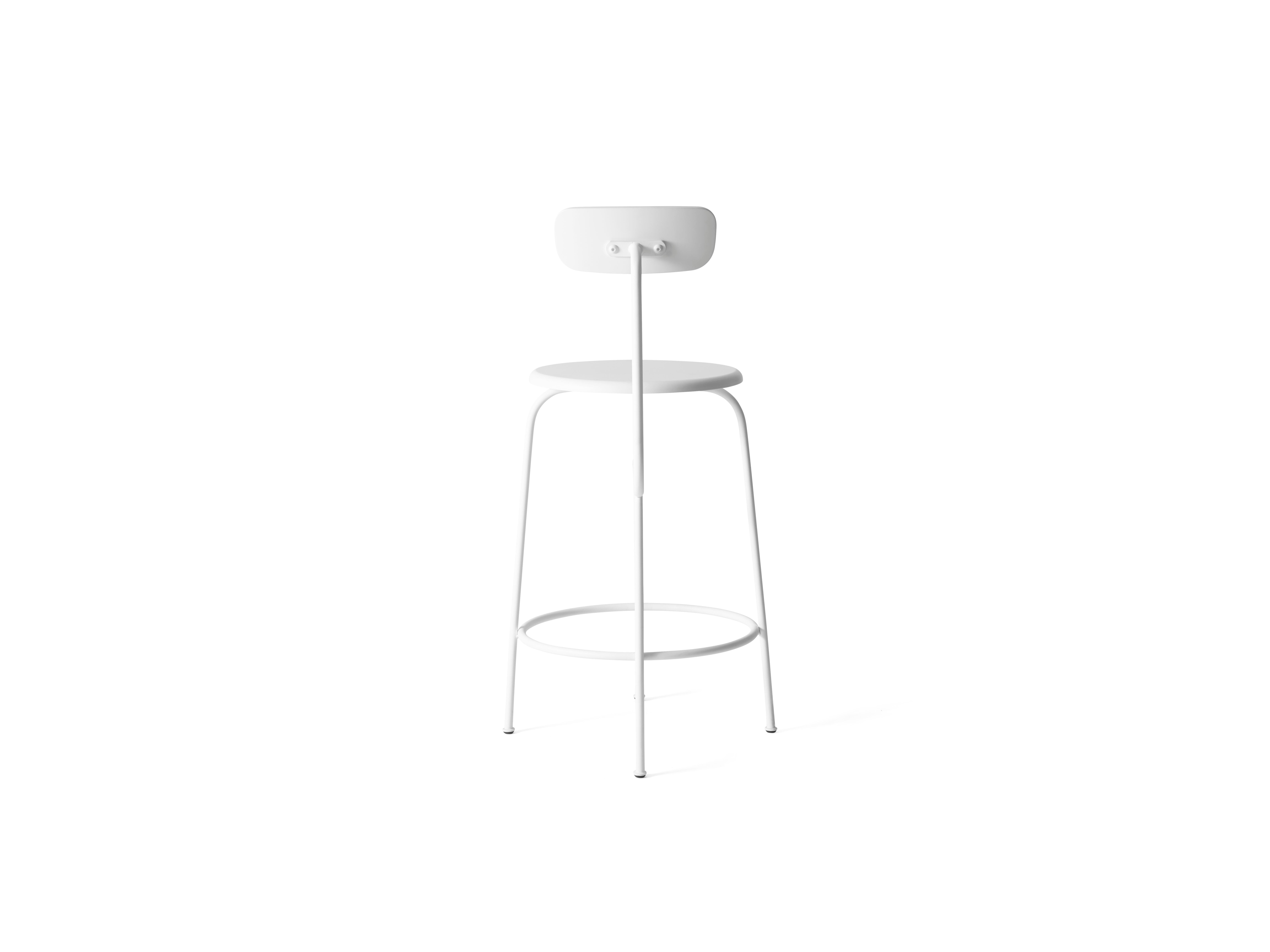 Bulgarian Afteroom Counter Chair, White For Sale