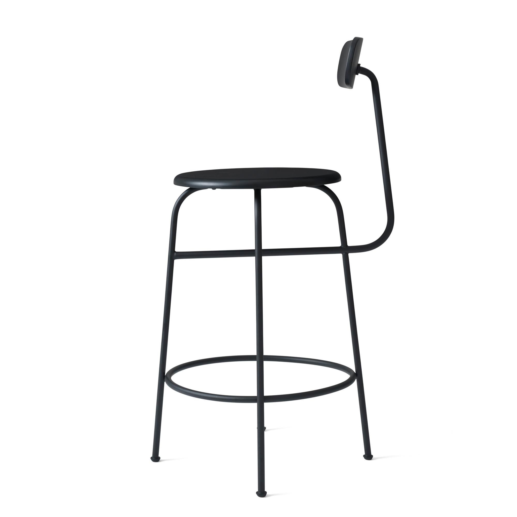 Scandinavian Modern Afteroom Dining Chair, Black For Sale