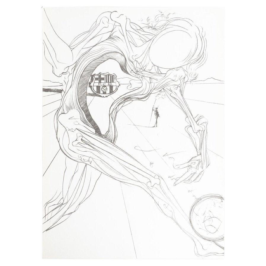 Salvador Dalí, 75° Anniversario F.C. Barcellona Stampa