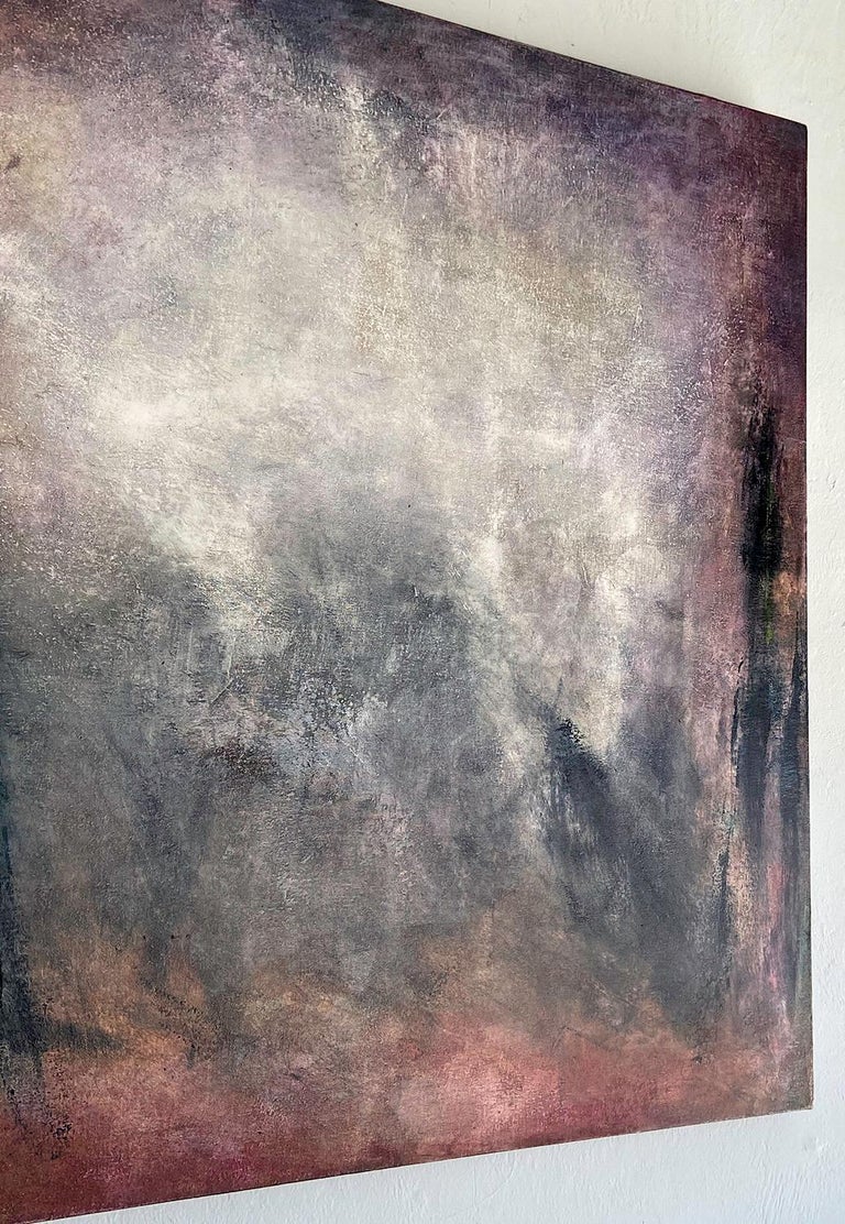 Modern Oil Painting on Canvas 'AG' by Anne Raymond, U.S. 2000 For Sale