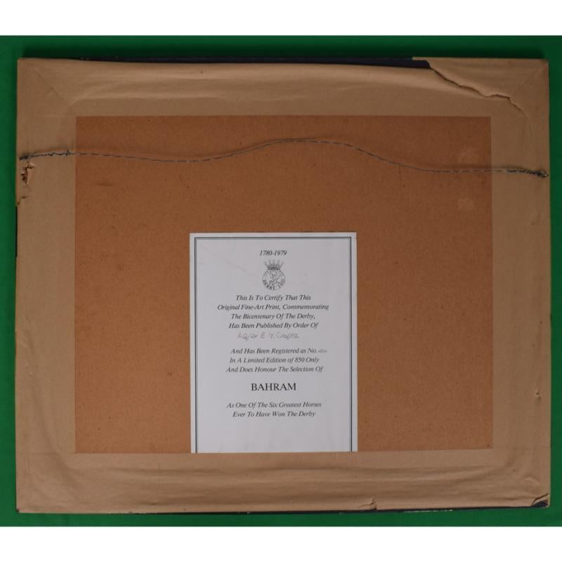 Bahram vincitore del Derby Stakes, 1935 di A.G. Haigh (1870-1963) Provenienza: Th in vendita 9