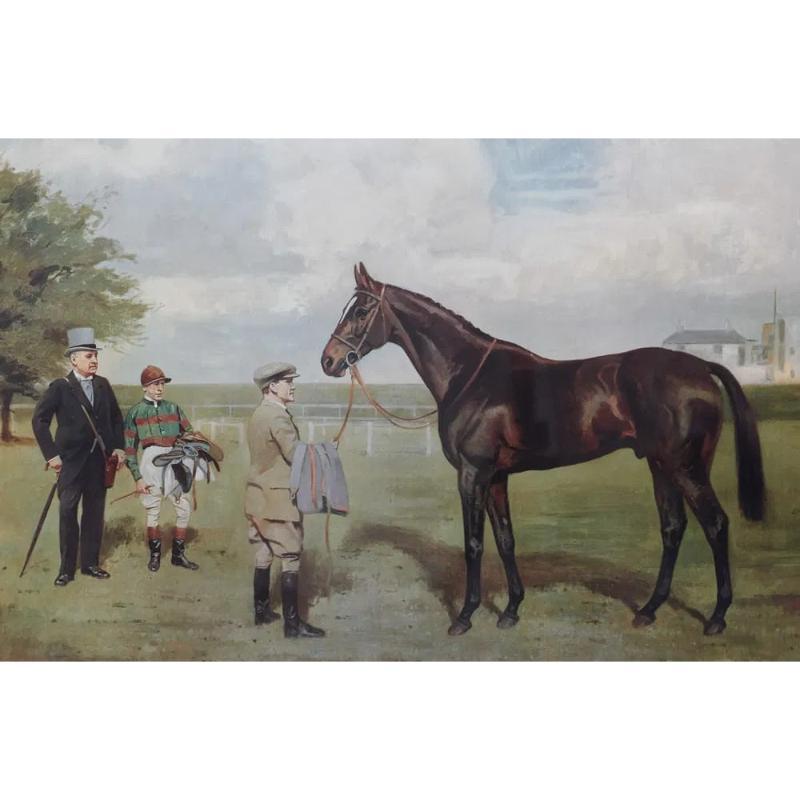 Bahram vincitore del Derby Stakes, 1935 di A.G. Haigh (1870-1963) Provenienza: Th in vendita 1