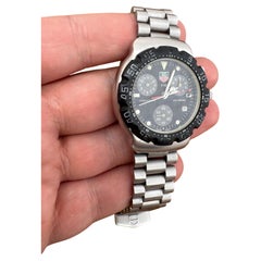 AG Heuer Formula 1 Quartz Chronograph 571513 T Black Dial Watch