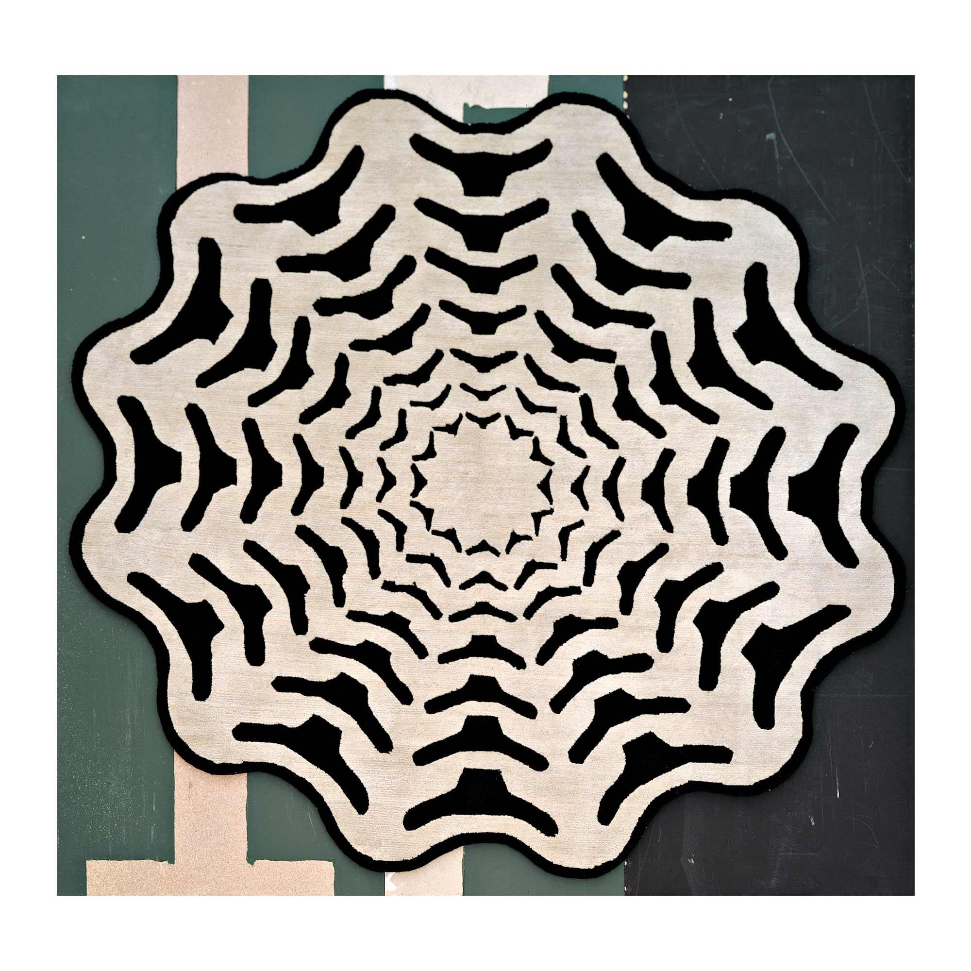 AG1 woollen carpet by Anna Gili for Post Design collection/Memphis

A woollen carpet handcrafted by different Nepalese artisans. Made in a limited edition of 36 signed, numbered examples.

As the carpet is made by hand, there are slight