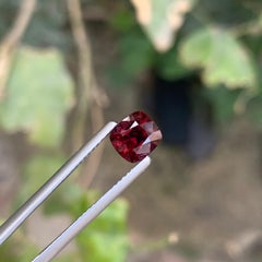 AGA Certified 1.49 Carat Natural Loose Burmese Red Spinel Gemstone