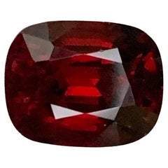 AGA Certified 2.01 Carat Natural Loose Burmese Red Spinel Cushion Cut Gemstone