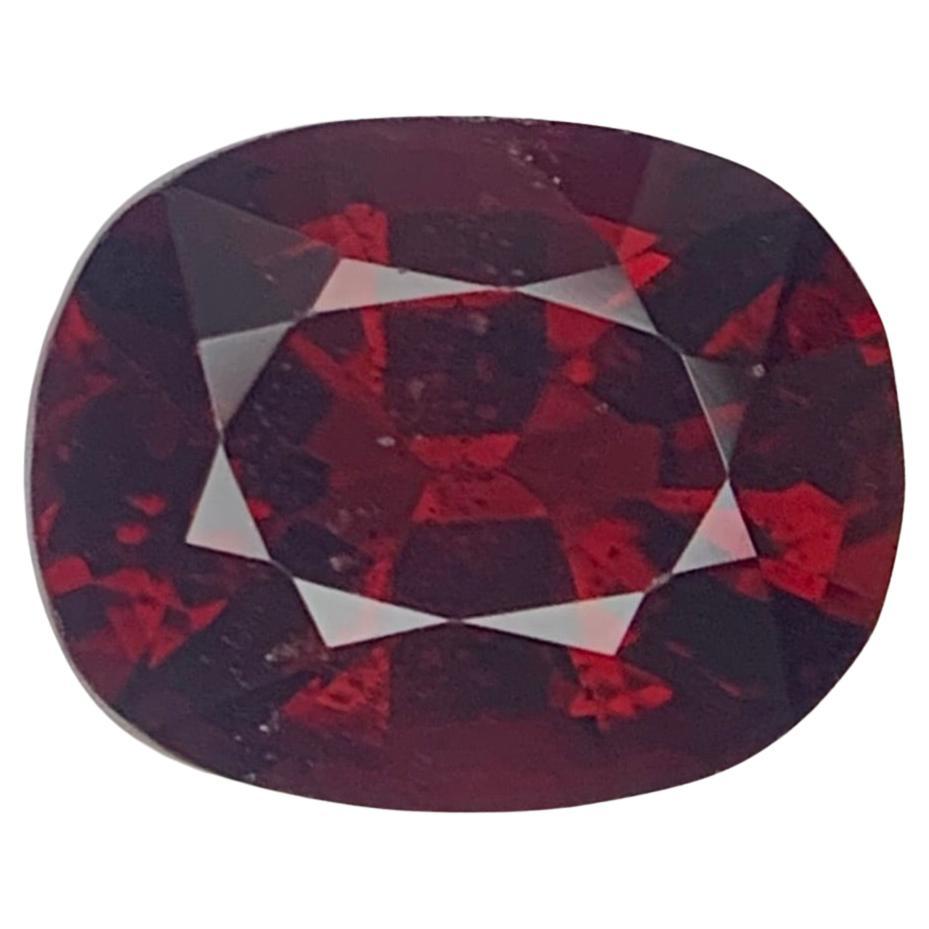 AGA Certified 2.03 Carat Natural Loose Burmese Red Spinel Gemstone