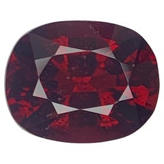 AGA Certified 2.03 Carat Natural Loose Burmese Red Spinel Gemstone