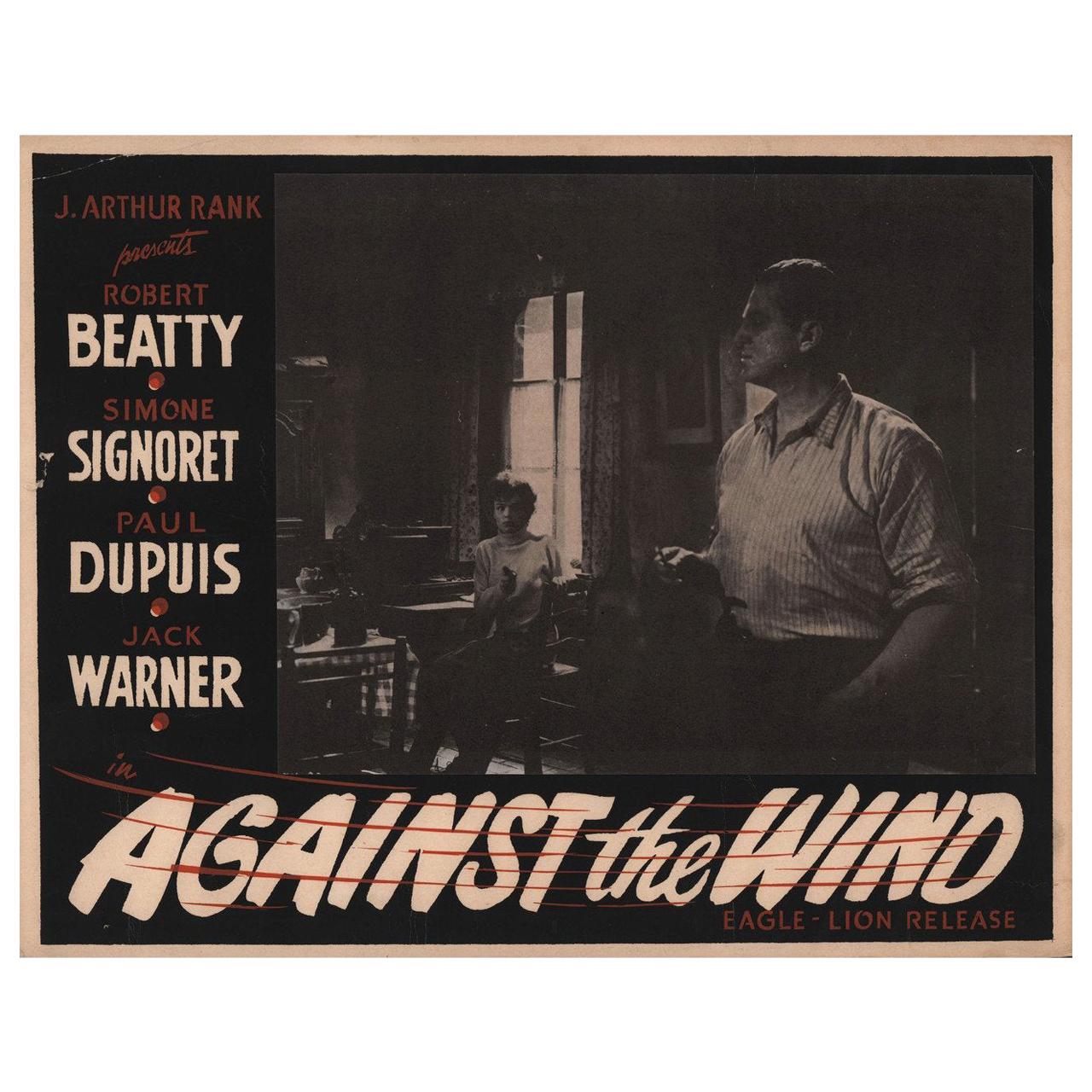 Against the Wind 1948 Canadian Scene Card