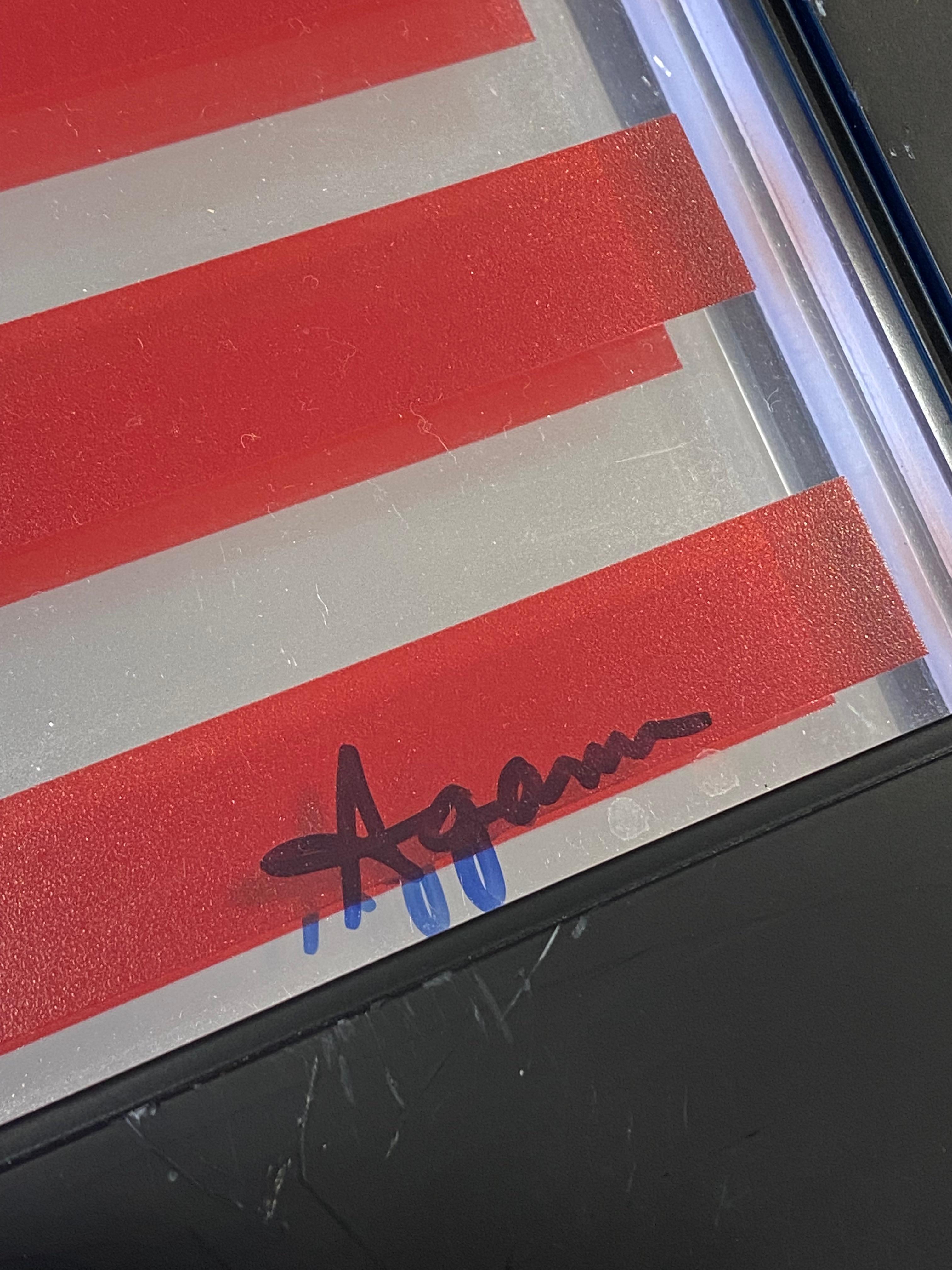 Agam, drapeau américain, 1978 État moyen - En vente à Saint ouen, FR