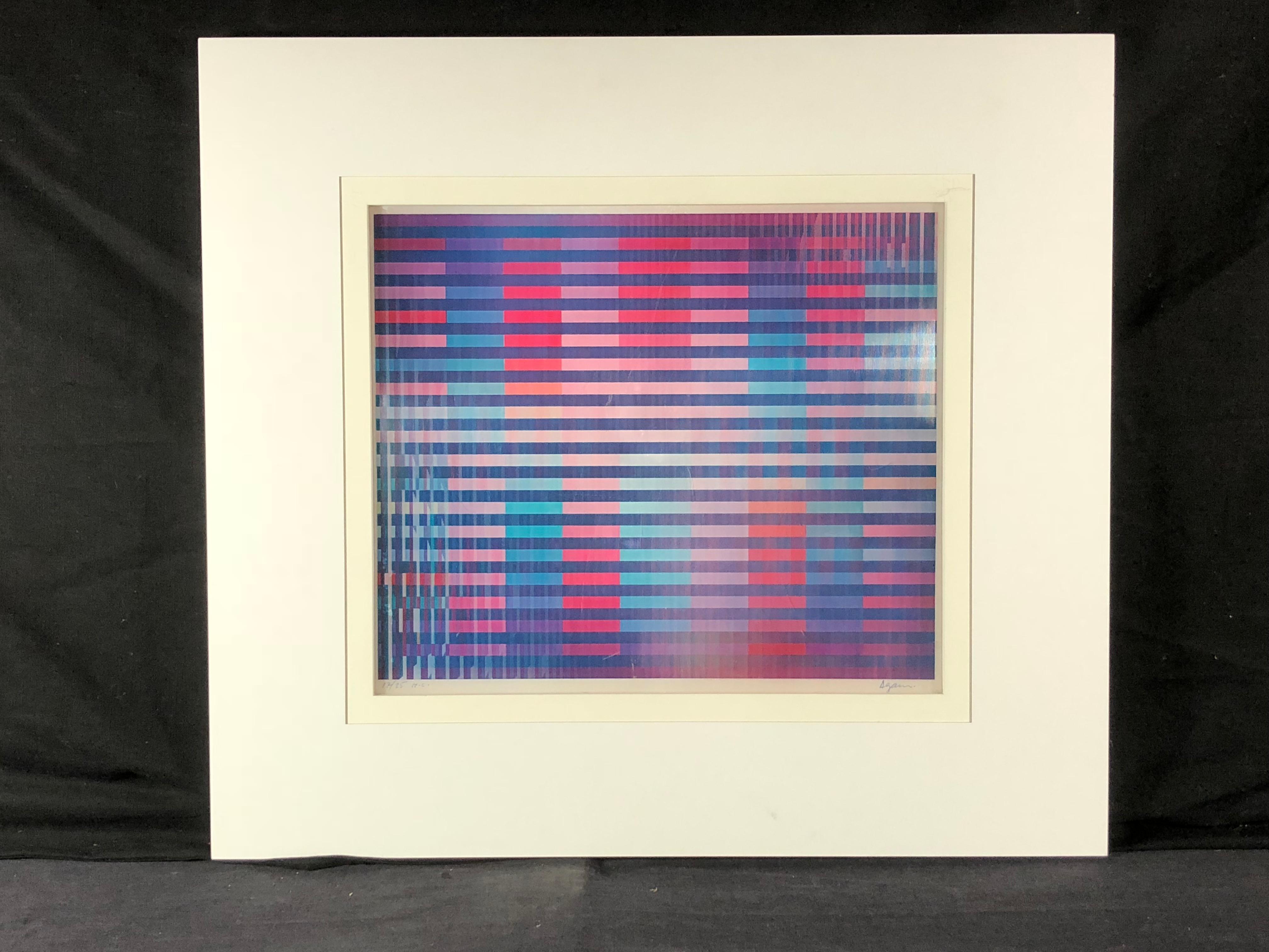 Abstract Composition - Print by Yaacov Agam