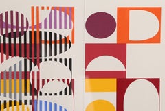 Mariage:: OP Art Sérigraphie de Yaacov Agam