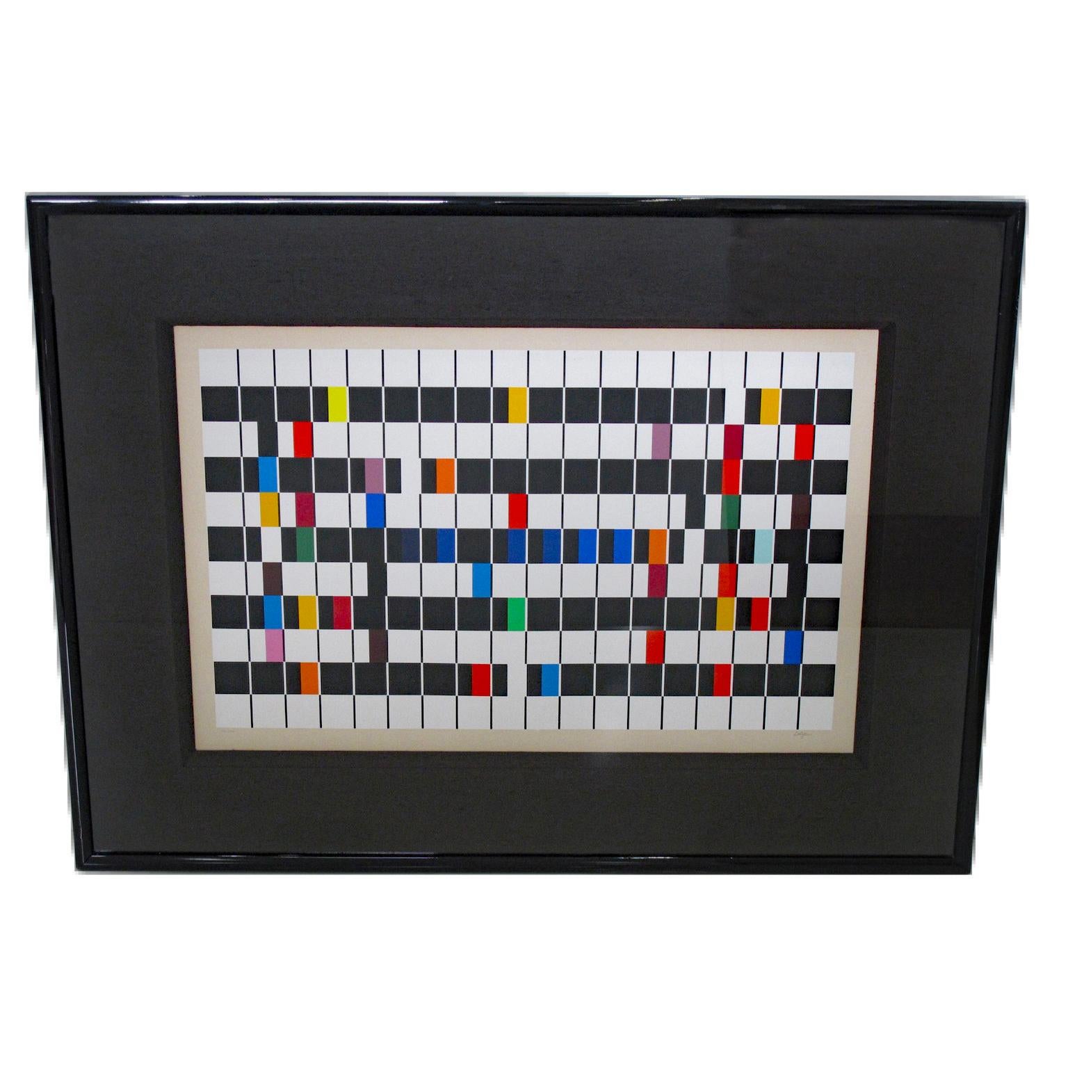 One and Another - Kinetic Op Art Serigraph Signed & Numbered by Yaacov Agam 4