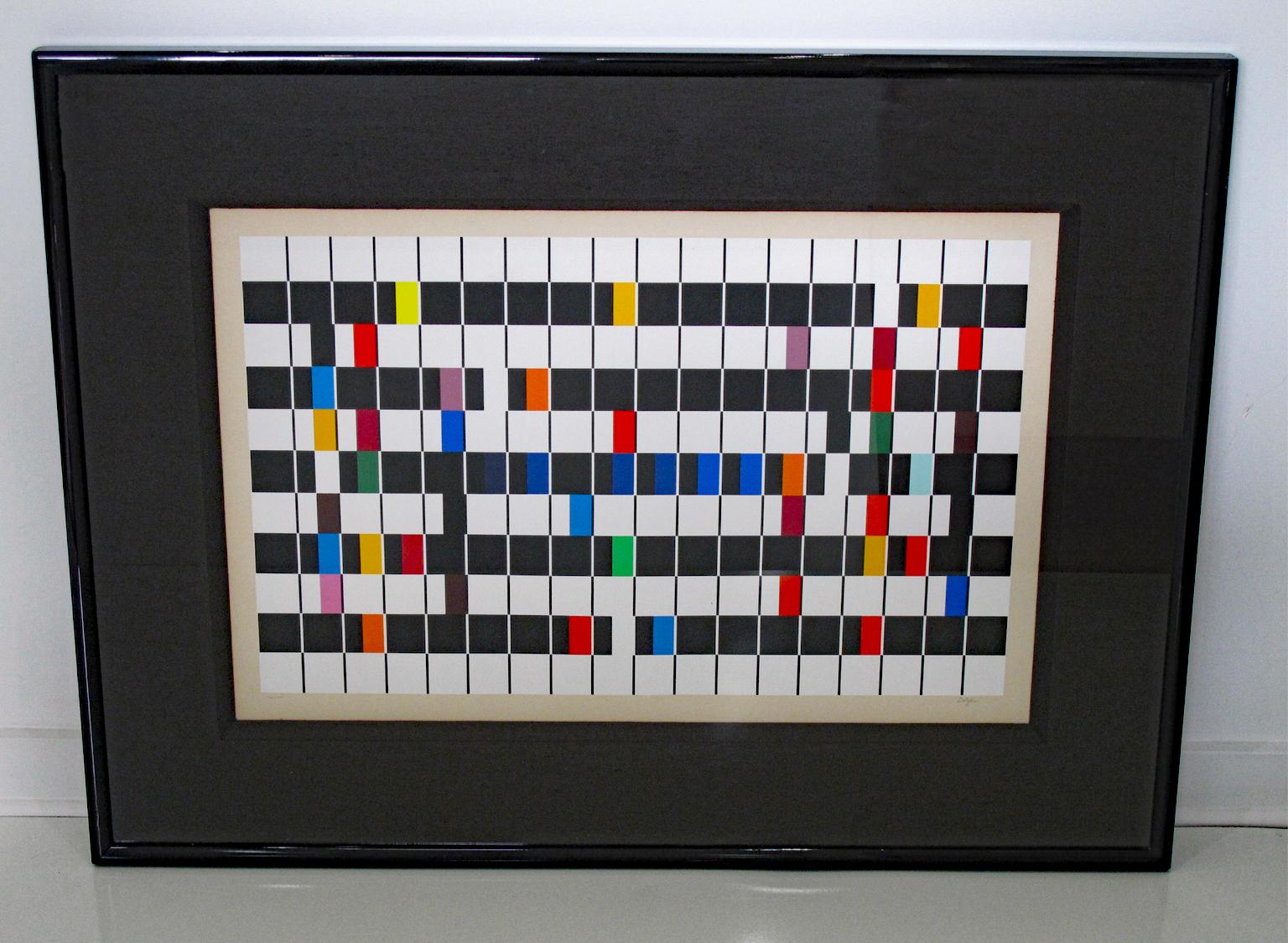 One and Another - Kinetic Op Art Serigraph Signed & Numbered by Yaacov Agam 7