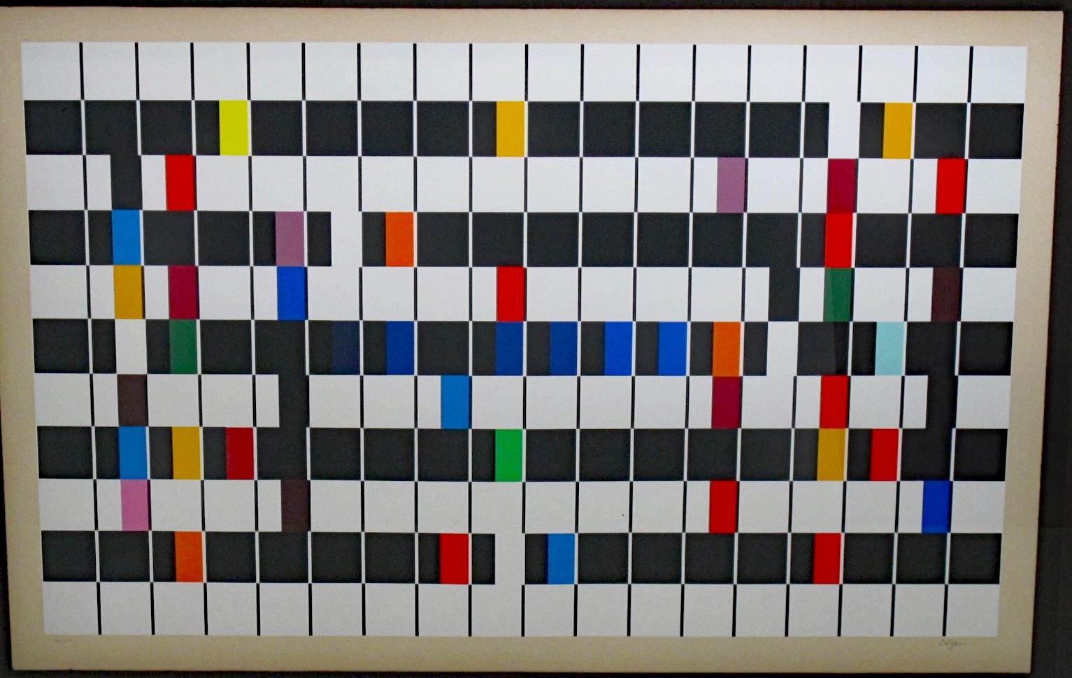 One and Another - Kinetic Op Art Serigraph Signed & Numbered by Yaacov Agam 8
