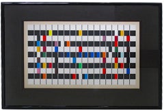 One and Another - Kinetic Op Art Serigraph Signed & Numbered by Yaacov Agam