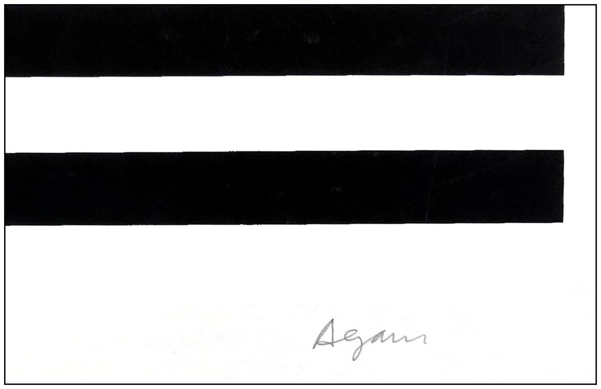 Yaacov Agam Large Espace Silkscreen Original Hand Signed Agamograph Modern OP 3