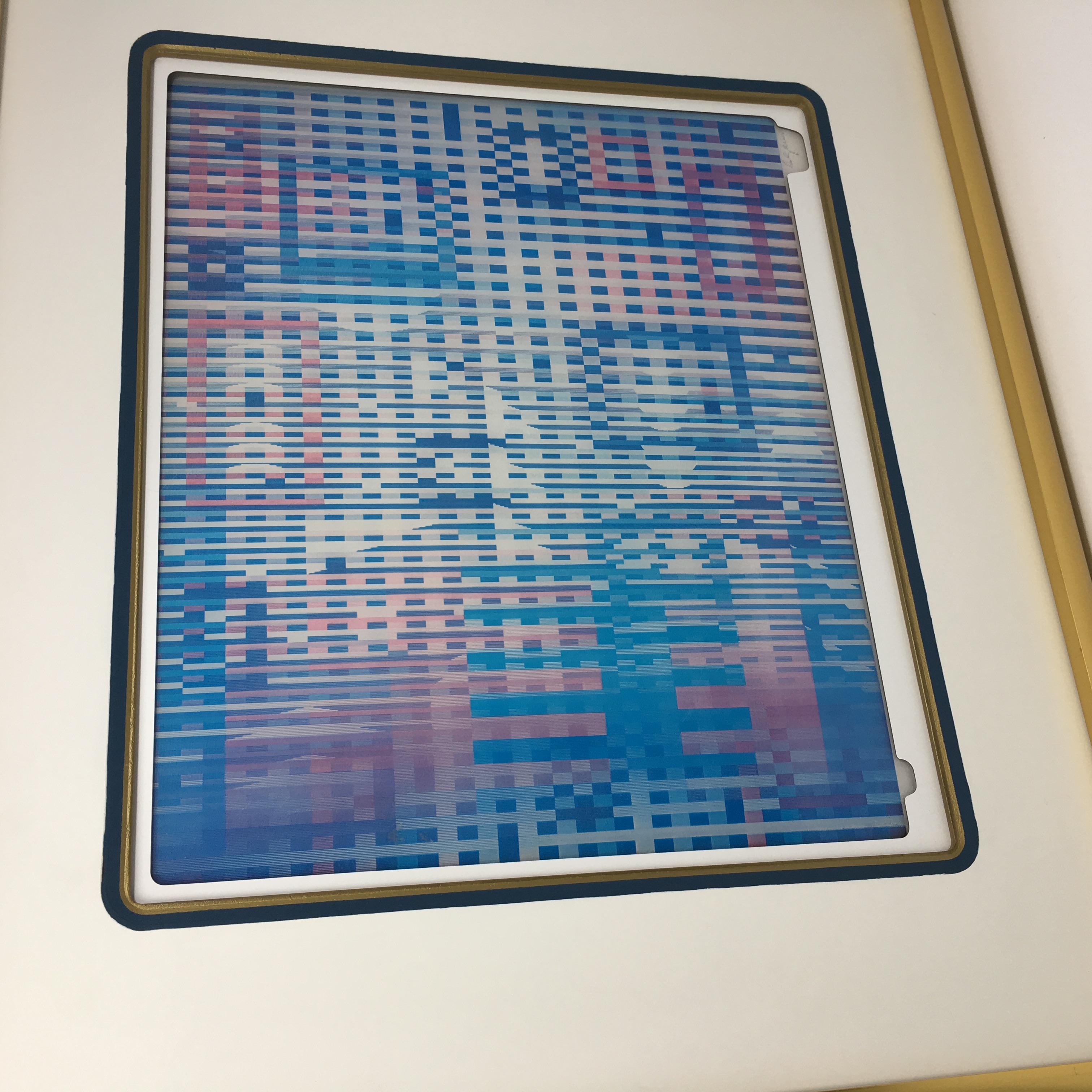 Yaacov Agam Signed Agamograph Kinetic Op-art Abstract Print 2