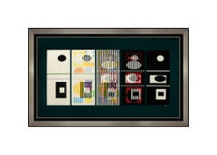 Yaacov Agam Trip Large Color Serigraph Signed Modern Art Op Illusion Authentic