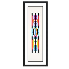 YAACOV AGAM  UNTITLED 7 FROM THE +-X9 SUITE  SIGNED AND NUMBERED