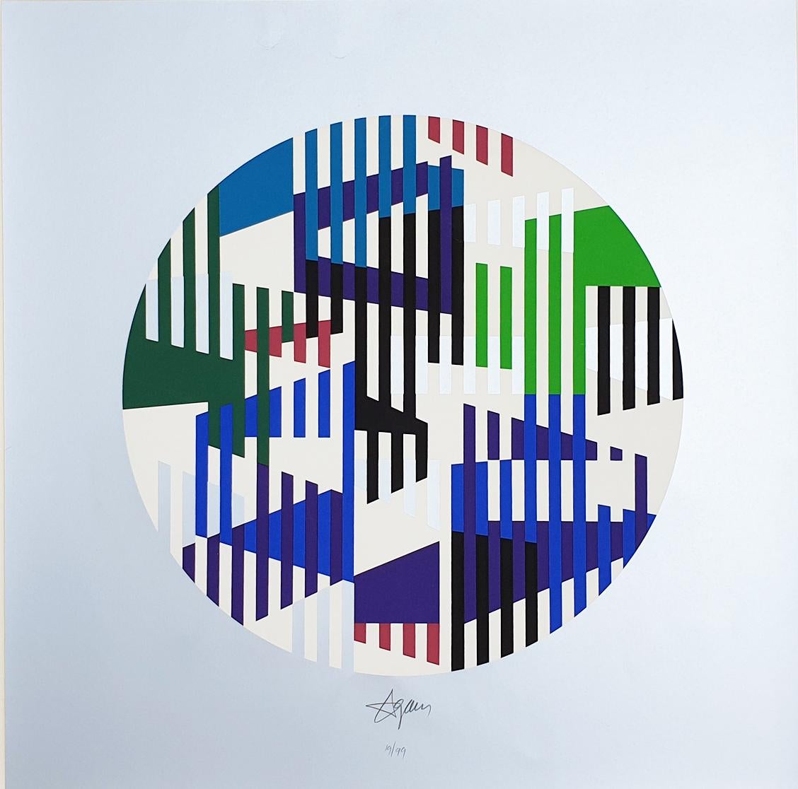 Yaacov Agam
"Untitled silver
1979
Silkscreen signed in pencil
Numbered 19/99 copies
Size of the work : 75.5 x 75.5 cm
Image size: 61 x 61 cm 
Perfect condition
Selling price: 1500 euros 
Yaacov Agam
" Untitled " silver
1979
Sérigraphie signée au