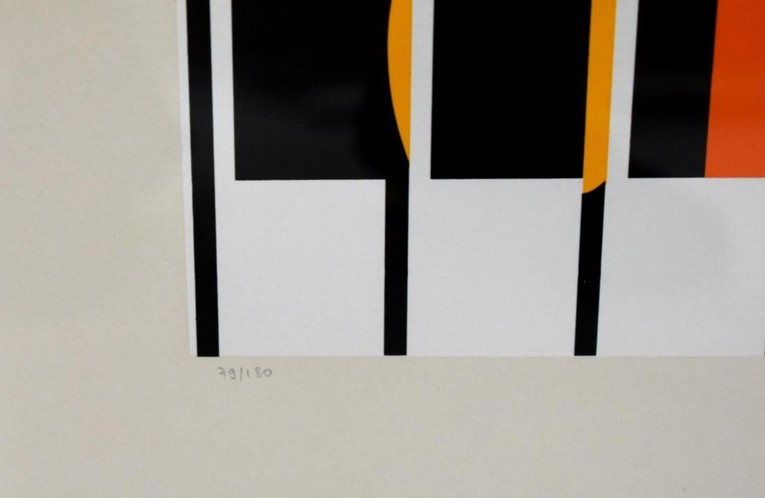 Yaacov Agam, Israeli (Born 1928) Color Lithograph, Agamograph Kinetic Op Art, Pencil Signed and Numbered 79/180 on Lower Margin. Margin to margin measures 17-3/4
