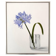 Agapanthus in Vase oil painting 2024 by Tarn McLean