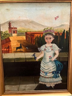 Agapito Labios Fille avec oiseaux