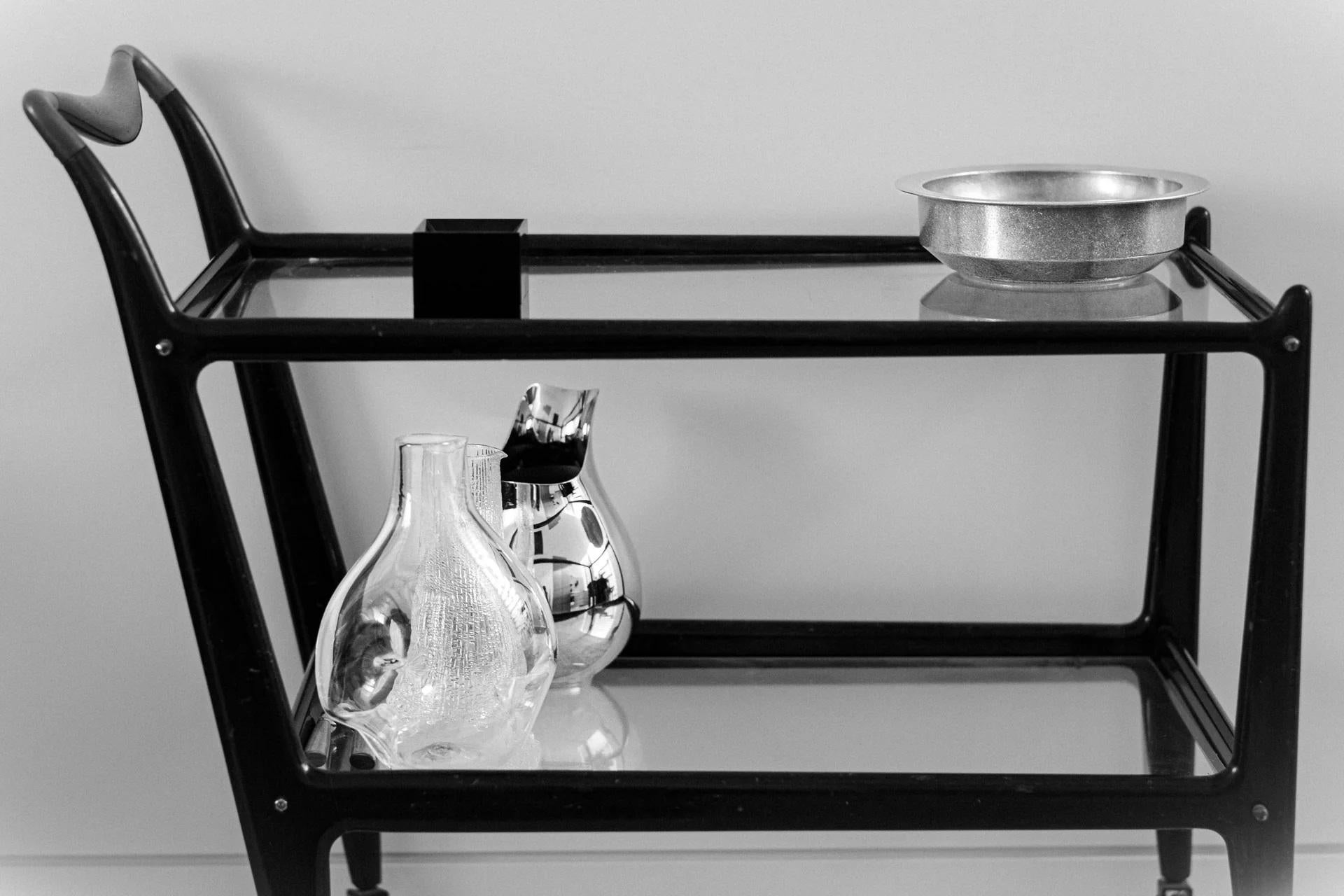 Aluminium Bol contemporain en aluminium Silver Agata par Henry Wilson en vente