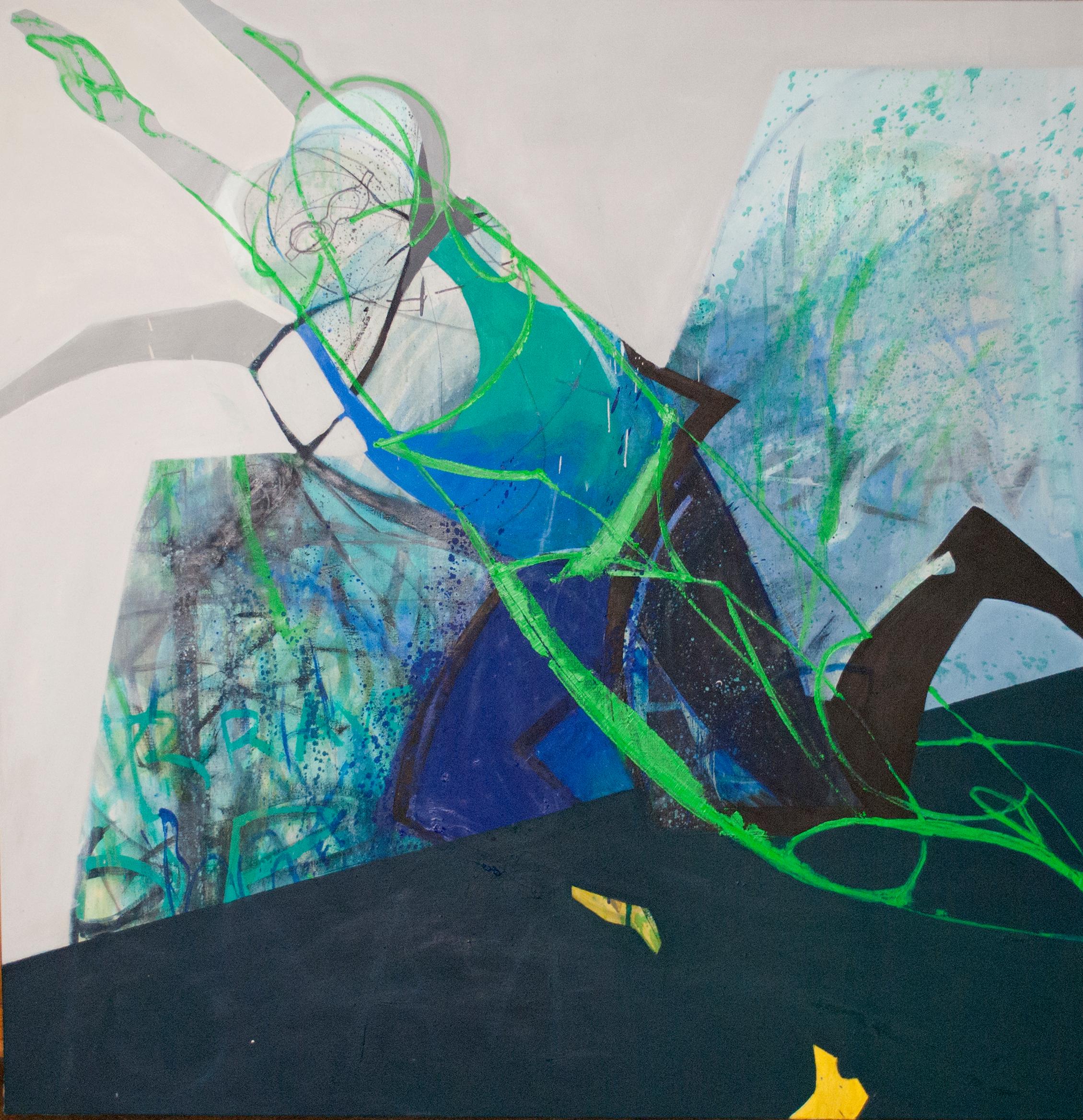 Abstract Painting di Agata Czeremuszkin-Chrut - BRAVE - Pittura astratta moderna contemporanea