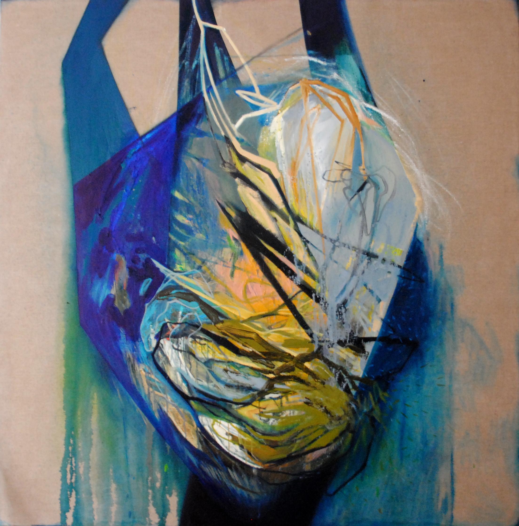 Abstract Painting Agata Czeremuszkin-Chrut - Flowers 3 - Peinture abstraite contemporaine et moderne