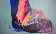 KOKON - Contemporary Modern Abstract Painting, Warm Colors