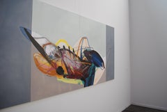 SERIES: MEAT&GEOMETRY -  Diptych: Meat and Geometry IX - (Large Format Painting)