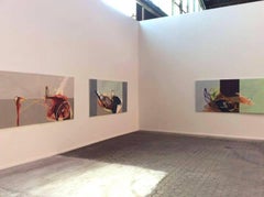 SERIES: MEAT&GEOMETRY - Diptych: Meat and Geometry VII  (Large Format Painting)