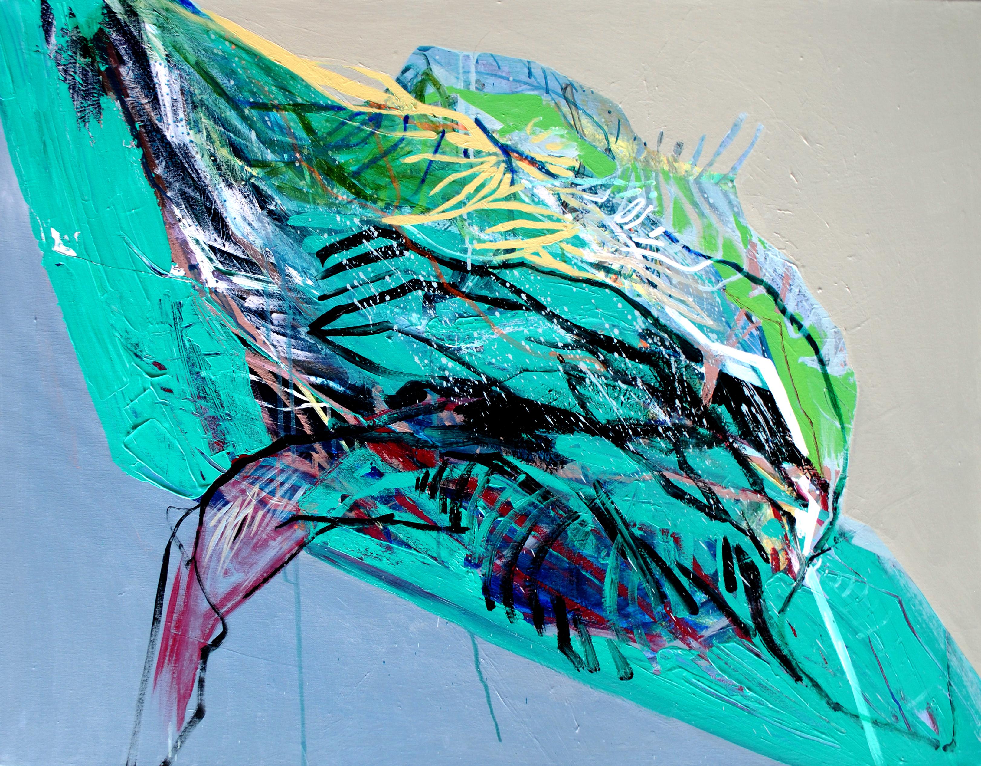 SERIES : TRUNKS - Trunks IV - Peinture abstraite moderne, peinture conceptuelle