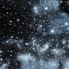 Gallery of the Universe. 2018, canvas, author technique, 200x200cm